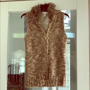 Fur Sweater Vest